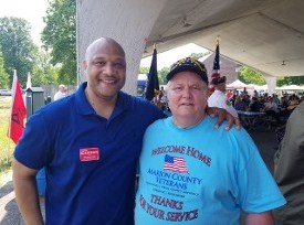 Andre Carson and Don Hawkins
