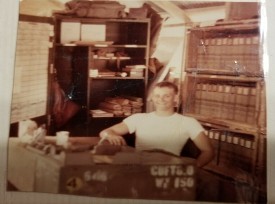Don Hawkins with VMO-6, Office
